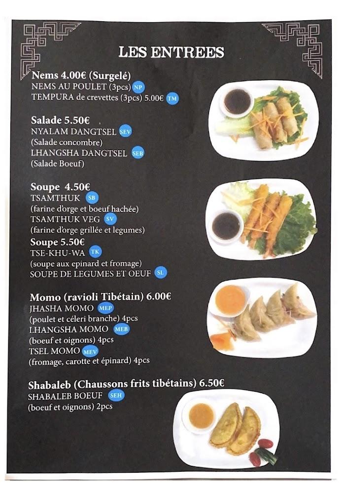 Nyalam Tibétain Restaurant - Menu Image 4